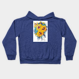 Sunflower Splash Kids Hoodie